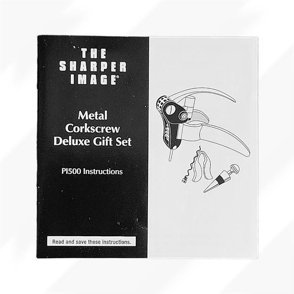 📌 *Corkscrew Set - New Sharper Image Deluxe Metal Corkscrew Set - Never Used - Picture 10 of 11